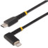 StarTech.com 3ft (1m) Durable USB-C to Lightning Cable, Right-Angled Heavy Duty USB Type-C to Lightning Charging/Sync Cord - 3ft USB Type-C to right angle Lightning charging cable for convenient peripheral connection - MFi Certified - Durable USB 2.0
