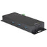 StarTech.com 4 Port USB C Hub 10Gbps - Metal Industrial USB 3.2 Gen 2 Type-C Hub - 3A/1C - USB-C or USB-A Host - Mountable - ESD/Surge - Industrial metal 4-Port USB-C hub SuperSpeed 10Gbps (USB 3.1/3.2 Gen 2) - 3x USB-A, 1x USB-C - Mountable USB Type