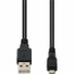AddOn 15ft USB 2.0 (A) Male to Micro-USB 2.0 (B) Female Black Cable - 100% compatible and guaranteed to work