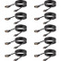 StarTech.com 6ft (1.8m) HDMI to DVI Cable, DVI-D to HDMI Display Cable (1920x1200p), 10 Pack, Black, HDMI to DVI-D Adapter Cord M/M - 1.8m/6ft 10 Pack HDMI male to DVI-Digital (19-pin) male cable; Full HD 1920x1200p 60Hz/1080p/Single link/24 Bpp - PV