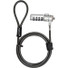 Rocstor Rocbolt R22 Cable Lock - Resettable - 4-digit - Combination Lock - Carbon Steel, Galvanized Steel, Zinc Alloy, Nickel - 6 ft - For Notebook, Desktop Computer, Monitor, Docking Station