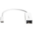 Rocstor Premium USB-C to Gigabit Network Adapter - USB Type-C to Gigabit Ethernet 10/100/1000 Adapter - Supports PXE Boot, Wake-On-Lan - Compatible with Mac & PC-Plug & Play (No Drivers Needed) - White - USB 3.1 - 1 Port(s) - 1 - Twisted Pair WITH NA