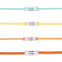 Panduit Wire & Cable Label - 9/32" Width x 1" Length - Rectangle - Laser, Inkjet - Aqua - Polyvinyl Chloride (PVC) - 100 / Pack