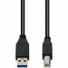 AddOn 10ft USB 3.0 (A) Male to USB 3.0 (B) Male Black Cable - 10 ft USB/USB-B Data Transfer Cable for USB Charger, Notebook, PC, Printer, Scanner, USB Hub - First End: USB 3.0 Type A - Male - Second End: USB 3.0 Type B - Male - Extension Cable - Blac