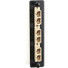 Black Box Standard Adapter Panel, Bronze Sleeves, (3) Duplex SC Pairs, Beige - 3 x SC Duplex - 3 Port(s) - 3 x RJ-11 - 3 x Duplex - TAA Compliant