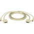 Black Box DVI Cable - 15-ft. (4.5-m) - 15 ft DVI/USB Video/Data Transfer Cable for Video Device - First End: 1 x 29-pin DVI-I Digital Video - Male, 1 x USB - Second End: 1 x 29-pin DVI-I Digital Video - Male, 1 x USB