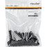 Rocstor Screw - Rocstor Rack Screws - 50 Pack - Black - 12 mm M6 Screws - M6 Nuts - 50 Sets of Cabinet Mounting Screws and Cage Nuts - To Install rack-mountable devices/hardware securely with Rocstor heavy-duty cabinet mounting screws and rack nuts -