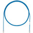 Panduit Cat.6 UTP Cable - 6" Category 6 Network Cable for Network Device - First End: 1 x RJ-45 Network - Male - Second End: 1 x RJ-45 Network - Male - Patch Cable - Blue