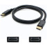 AddOn DisplayPort Audio/Video Cable - 1.50 ft DisplayPort A/V Cable for Audio/Video Device - First End: 1 x DisplayPort 1.2 Digital Audio/Video - Male - Second End: 1 x DisplayPort 1.2 Digital Audio/Video - Male - Supports up to 3840 x 2160 - Black -