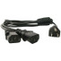 StarTech.com 6ft (2m) Computer Power Cord Y Splitter, NEMA 5-15P to 2x C13 Y Cable, 10A 125V, 18AWG, AC Power Cord, Monitor Power Cable - 6ft (2m) 18AWG flexible computer power cord w/ NEMA 5-15P and 2x IEC 60320 C13 connectors; Rated for 125V 10A; U