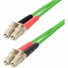 StarTech.com Fiber Optic Duplex Patch Network Cable - 6.56 ft Fiber Optic Network Cable for Network Device, Switch, Server - First End: 2 x LC/UPC Network - Male - Second End: 2 x LC/UPC Network - Male - 100 Gbit/s - Patch Cable - LSZH - 50/125 µm - 
