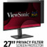 ViewSonic Privacy Filter Screen Protector Black - Privacy Filter Screen Protector Black