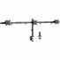 Rocstor ErgoReach Mounting Arm for Monitor, LCD Display, LED Display - Black - Landscape/Portrait - Height Adjustable - 3 Display(s) Supported - 17" to 32" Screen Support - 59.52 lb Load Capacity - 75 x 75, 100 x 100 - VESA Mount Compatible