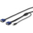 StarTech.com 6 ft. (1.8 m) USB KVM Cable for StarTech.com Rackmount Consoles - VGA and USB KVM Console Cable (RKCONSUV6) - 6 ft. (1.8 m) USB KVM Cable enables your switch kit to conveniently operate your server - USB and VGA KVM cord specifically des