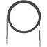 Panduit Cat.6 UTP Patch Network Cable - 10 ft Category 6 Network Cable for Network Device - First End: 1 x RJ-45 Network - Male - Second End: 1 x RJ-45 Network - Male - Patch Cable - Gold Plated Contact - 28 AWG - Black - 1