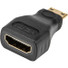 Rocstor Premium HDMI to HDMI Mini Adapter - F/M - 1 Pack - 1 x HDMI Female Digital Audio/Video - 1 x Mini Type C HDMI Male Digital Audio/Video - Gold Connector - Black - Adapter - 1 Pack - 1 x HDMI Digital Audio/Video - Female - 1 x Mini HDMI Type C 