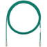 Panduit Cat.6 UTP Patch Network Cable - 3 ft Category 6 Network Cable for Network Device - First End: 1 x RJ-45 Network - Male - Second End: 1 x RJ-45 Network - Male - Patch Cable - Green - 1