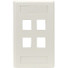 Black Box GigaStation2 1 Socket Network Faceplate - 1 x Socket(s) - Office White