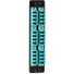 Black Box High-Density Adapter Panel, Ceramic Sleeves, (12) LC Duplex Pairs, Aqua - 24 Port(s) - 24 x Duplex - Aqua