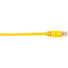 Black Box Connect Cat.5e UTP Patch Network Cable - 7 ft Category 5e Network Cable for Network Device - First End: 1 x RJ-45 Network - Male - Second End: 1 x RJ-45 Network - Male - 1 Gbit/s - Patch Cable - Gold Plated Contact - CM - 26 AWG - Yellow