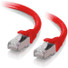 Rocstor CAT6a Ethernet Cable - 10GbE RJ45 - 7 ft Category 6a Network Cable for Network Device - First End: 1 x RJ-45 Network - Male - Second End: 1 x RJ-45 Network - Male - 10 Gbit/s - Patch Cable - Shielding - 24 AWG - Red