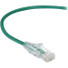 Black Box Slim-Net Cat.6a UTP Patch Network Cable - 10 ft Category 6a Network Cable for Patch Panel, Wallplate, Network Device - First End: 1 x RJ-45 Network - Male - Second End: 1 x RJ-45 Network - Male - 10 Gbit/s - Patch Cable - Gold Plated Contac