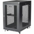 StarTech.com 18U 19" Server Rack Cabinet 4 Post Adjustable Depth 2-30" w/Casters/Cable Management/1U Shelf, Locking Doors and Side Panels - 4 Post 18U 19in server rack cabinet w/casters/levelling feet - Mobile/Rolling/Locking EIA/ECA-310-E IT/Data/Ne