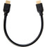 Rocstor Premium 1ft High Speed HDMI (M/M) Cable with Ethernet - Cable Length: 1ft - HDMI for Audio/Video Device - 1.28 GB/s - 1 ft - 1 x HDMI Male Digital Audio/Video - 1 x HDMI Male Digital Audio/Video - Gold Plated Connector - Black ETHERNET CABLE 