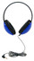 Califone Listening First 2800-BL Headphone - Stereo - Blue - Mini-phone (3.5mm) - Wired - 25 Ohm - 20 Hz 20 kHz - Over-the-head - Binaural - Circumaural - 5.50 ft Cable