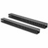 Rocstor Vertical Cable Organizer with Finger Ducts - 0U - 3 ft - Duct Panel - Black - 1 - 2.46" Length - 20U Rack Height - Steel, Plastic