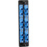 Black Box High-Density Adapter Panel, Ceramic Sleeves, (6) ST Duplex Pairs, Blue - 6 x ST Duplex - 6 Port(s) - 6 x RJ-11 - 6 x Duplex - Blue