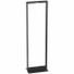 Panduit 2 Post Standard Equipment Rack - For Patch Panel - 45U Rack Height x 19" Rack Width - Black - Aluminum - 1000 lb Maximum Weight Capacity