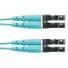 Panduit Fiber Optic Duplex Patch Network Cable - 3.20 ft Fiber Optic Network Cable for Network Device - First End: 2 x LC Network - Male - Second End: 2 x LC Network - Male - Patch Cable - Aqua - 1