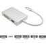 Axiom Docking Station - USB Type C - 4K, 2K - 3840 x 2160, 1920 x 1080 - 1 x USB 3.0 - 1 x USB Type-A Ports - USB Type-A - USB Type-C - 1 x HDMI Ports - HDMI - DVI - VGA - Wired