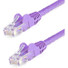 StarTech.com 75ft CAT6 Ethernet Cable - Purple Snagless Gigabit - 100W PoE UTP 650MHz Category 6 Patch Cord UL Certified Wiring/TIA - 75ft Purple CAT6 Ethernet cable delivers Multi Gigabit 1/2.5/5Gbps & 10Gbps up to 160ft - 650MHz - Fluke tested to A