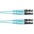 Panduit Fiber Optic Duplex Network Cable - 3 ft Fiber Optic Network Cable for Network Device - First End: 1 x LC Network - Second End: 1 x LC Network - Patch Cable - 50/125 µm - Aqua