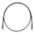 PANDUIT Cat.6 UTP Patch Cable - RJ-45 Male Network - RJ-45 Male Network - 7ft - Black, Clear