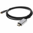 AddOn USB-C Male to HDMI (4K) Male Adapter with Aluminum Housing - 6 ft HDMI/USB-C A/V Cable for Audio/Video Device, MacBook, Notebook, PC, Monitor, Projector - First End: 24-pin USB 3.1 Type C - Male - Second End: 19-pin HDMI Type A Digital Audio/Vi
