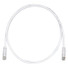 PANDUIT Cat.6 UTP Patch Cord - RJ-45 Male Network - RJ-45 Male Network - 10ft - Off-white, Clear