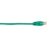 Black Box Connect Cat.5e UTP Patch Network Cable - 1 ft Category 5e Network Cable for Network Device - First End: 1 x RJ-45 Network - Male - Second End: 1 x RJ-45 Network - Male - 1 Gbit/s - Patch Cable - Gold Plated Contact - CM - 26 AWG - Green