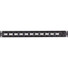 Black Box Category 6A Panel - 24 Port(s) - 24 x RJ-45 - 1U High - Black Powder Coat - Rack-mountable - TAA Compliant