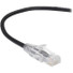Black Box Slim-Net Cat.6a UTP Patch Network Cable - 15 ft Category 6a Network Cable for Patch Panel, Wallplate, Network Device - First End: 1 x RJ-45 Network - Male - Second End: 1 x RJ-45 Network - Male - 10 Gbit/s - Patch Cable - Gold Plated Contac