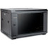 Rocstor SolidRack Wall Mount Rack Enclosure - SolidRack 6U Wall Mount R106SH4G Rack Enclosure with Tempered Glass Window - Front & Side Door Locks - 200 lb Maximum Weight Capacity - Assembled - 14.8" Rack Depth - Cold-rolled Steel - For LAN Switch, V