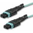 StarTech.com 2m (6ft) MTP(F)/PC OM3 Multimode Fiber Optic Cable, 12F Type-A, OFNP, 50/125µm LOMMF, 40G Networks - MPO Fiber Patch Cord - 2m (6.6ft) MTP(F)/PC to MTP(F)/PC OM3 Fiber Cable; 40 Gbps; 50/125µm Core; Bandwidth: 2000MHz·km at 850nm w/ VCSE