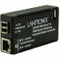 Transition Networks Hardened Mini 10/100/1000 Bridging Media Converter - 1 x Network (RJ-45) - Gigabit Ethernet - 10/100/1000Base-TX, 1000Base-X - 1 x Expansion Slots - SFP - 1 x SFP Slots - Power Supply - Wall Mountable, Rail-mountable