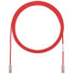 Panduit Cat.6 UTP Patch Network Cable - 1 ft Category 6 Network Cable for Network Device - First End: 1 x RJ-45 Network - Male - Second End: 1 x RJ-45 Network - Male - Patch Cable - Red - 1