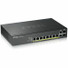 ZYXEL 8-port GbE L2 PoE Switch with GbE Uplink - 8 Ports - Manageable - 4 Layer Supported - Modular - 2 SFP Slots - 210.80 W Power Consumption - 180 W PoE Budget - Twisted Pair, Optical Fiber - PoE Ports - Rack-mountable, Wall Mountable - Lifetime Li