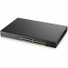 ZYXEL 24-port GbE Smart Managed PoE Switch with GbE Uplink - 24 Ports - Manageable - 2 Layer Supported - Modular - 2 SFP Slots - 206.50 W Power Consumption - 170 W PoE Budget - Twisted Pair, Optical Fiber - PoE Ports - Rack-mountable, Desktop - Lifet