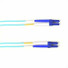 Black Box Colored Fiber OS2 9/125 Singlemode Fiber Optic Patch Cable - OFNR PVC - 3.28 ft Fiber Optic Network Cable for Network Device - First End: 2 x LC Network - Male - Second End: 2 x LC Network - Male - 10 Gbit/s - Patch Cable - OFNR, Riser - 9/