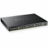 ZYXEL 48-port GbE L3 Access PoE+ Switch with 6 10G Uplink (600 W) - 50 Ports - Manageable - Gigabit Ethernet, 10 Gigabit Ethernet - 100/1000Base-T, 10GBase-X, 10GBase-T - 3 Layer Supported - Modular - 754.11 W Power Consumption - 600 W PoE Budget - O